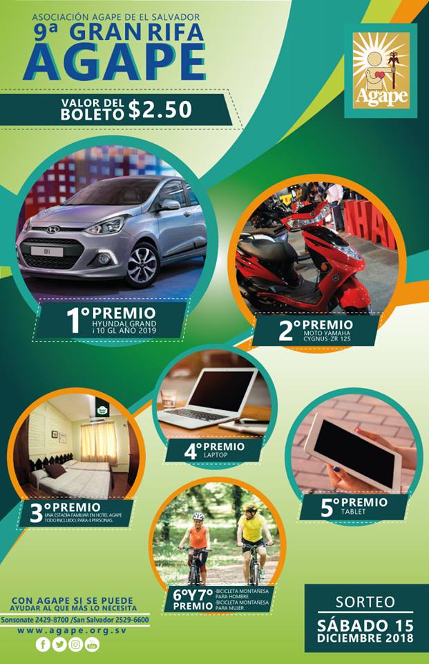 ¡Tu puedes ser el ganador de uno de estos 7 premios! 

* Sorteo este 15 de diciembre *