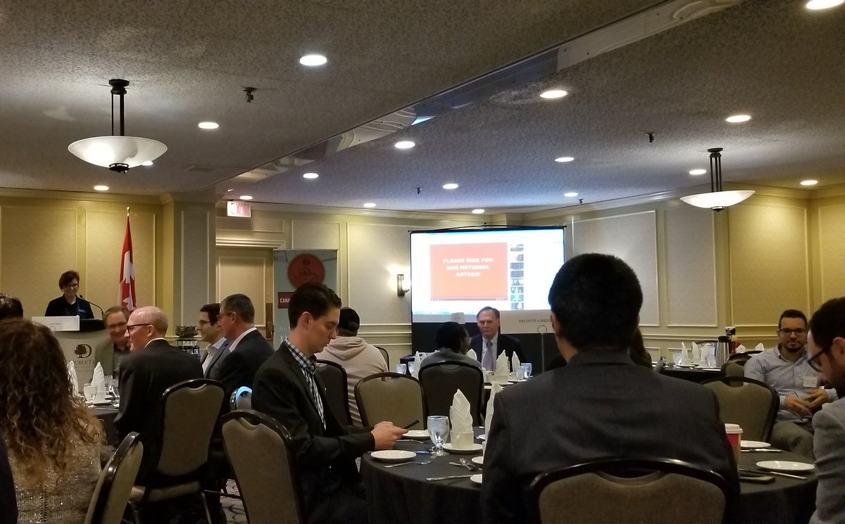 LondonEDC's tweet image. #LdnOnt companies @RaceRoster @arcanebrand @Diply @voices and @BigVikingGames are helping to put London on the map by their @Deloitte Fast 500 and Fast 50 recognitions. Happy to sponsor today's @CdnClubLondon event to hear from these #tech leaders.