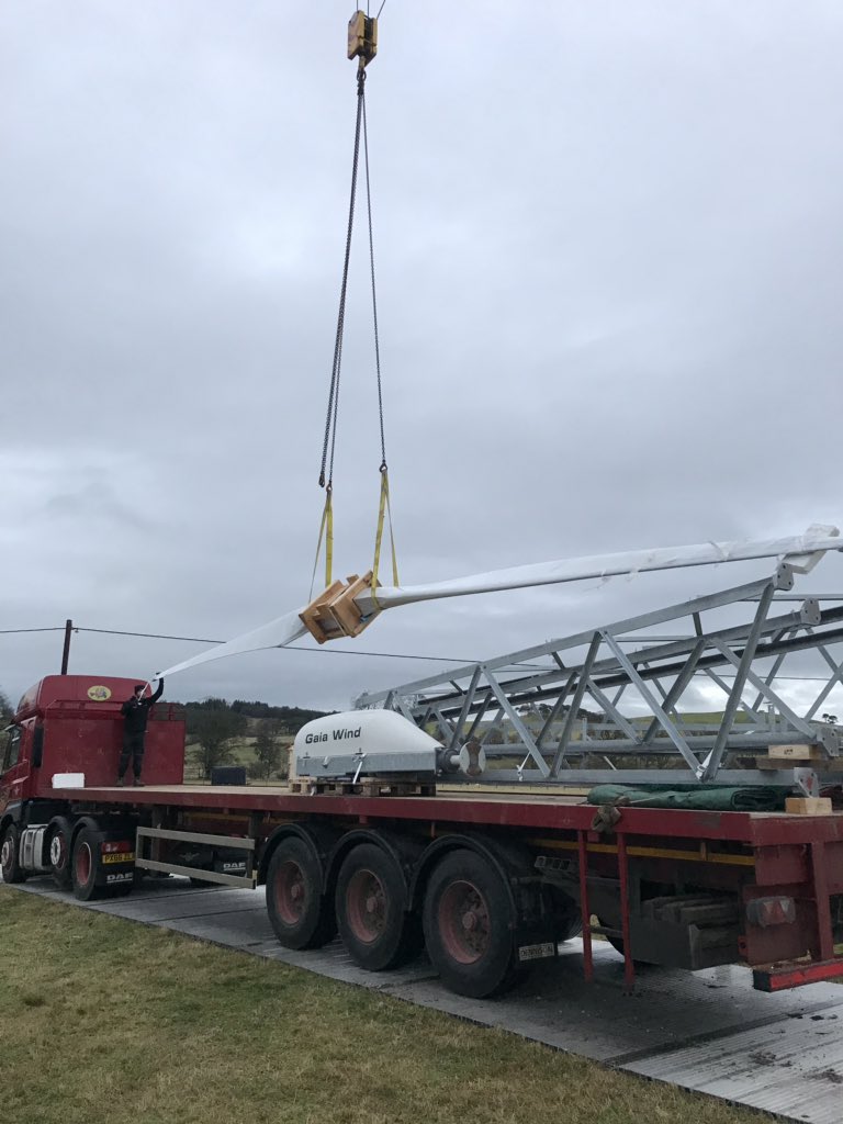 RyseEnergy's tweet photo. Another great day installing the GW133!! The dry weather made for a slick process.

Get in touch if you want to become more sustainable and save on your energy costs!

https://t.co/JjP555Uu06 
Info@gaia-wind.com

#GreenEnergySolutions #SustainableEnergy #GW133 https://t.co/sEmxf7IL4l