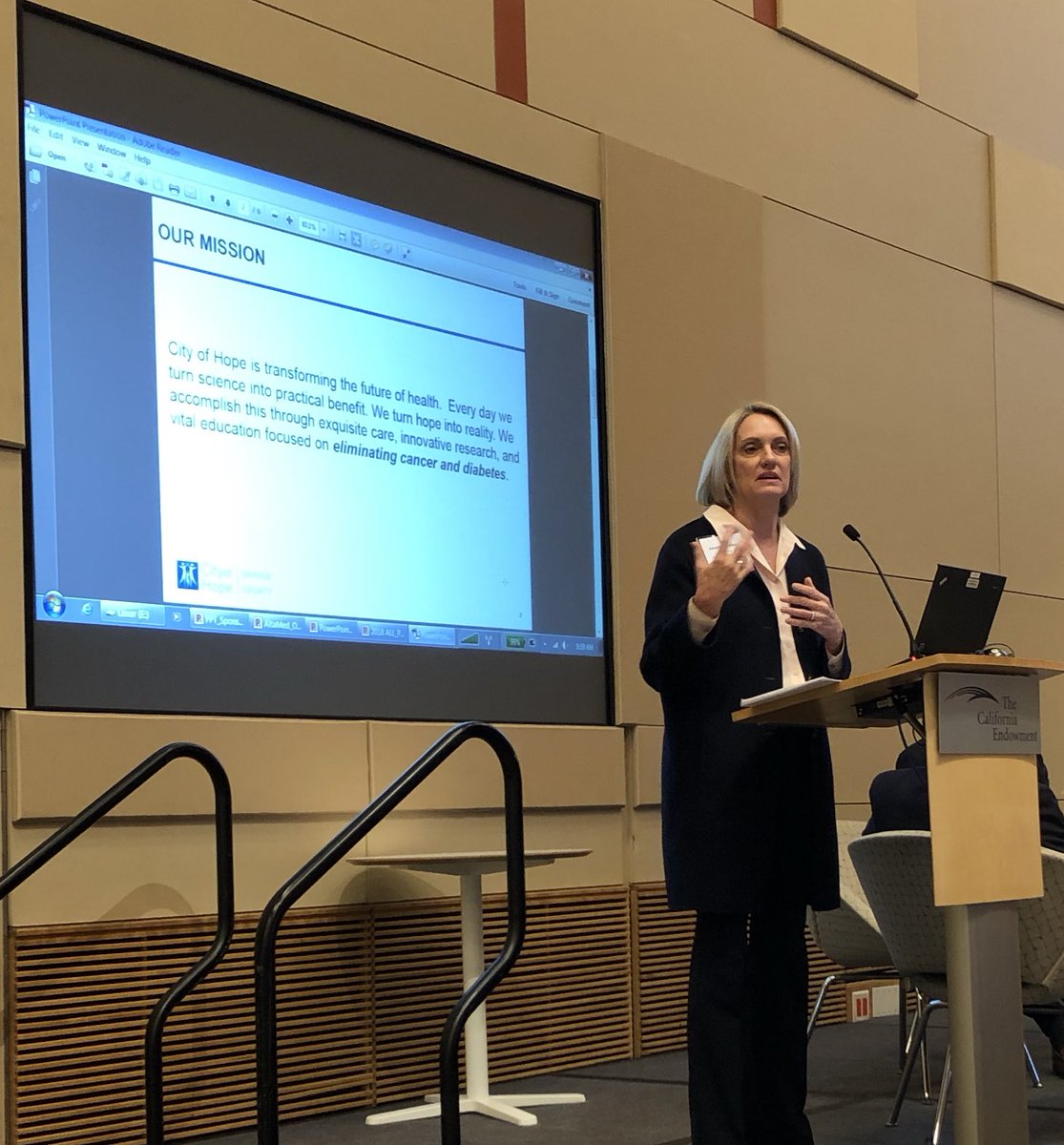 DMoysychyn's tweet photo. Annette Walker is bringing @cityofhope to #OrangeCounty. thanks @HCE_SOCAL &amp; @CalEndow together w/sponsors @AyaHealthcare @americancareer @Aramark @ChildrensLA https://t.co/I0q9zVBXII