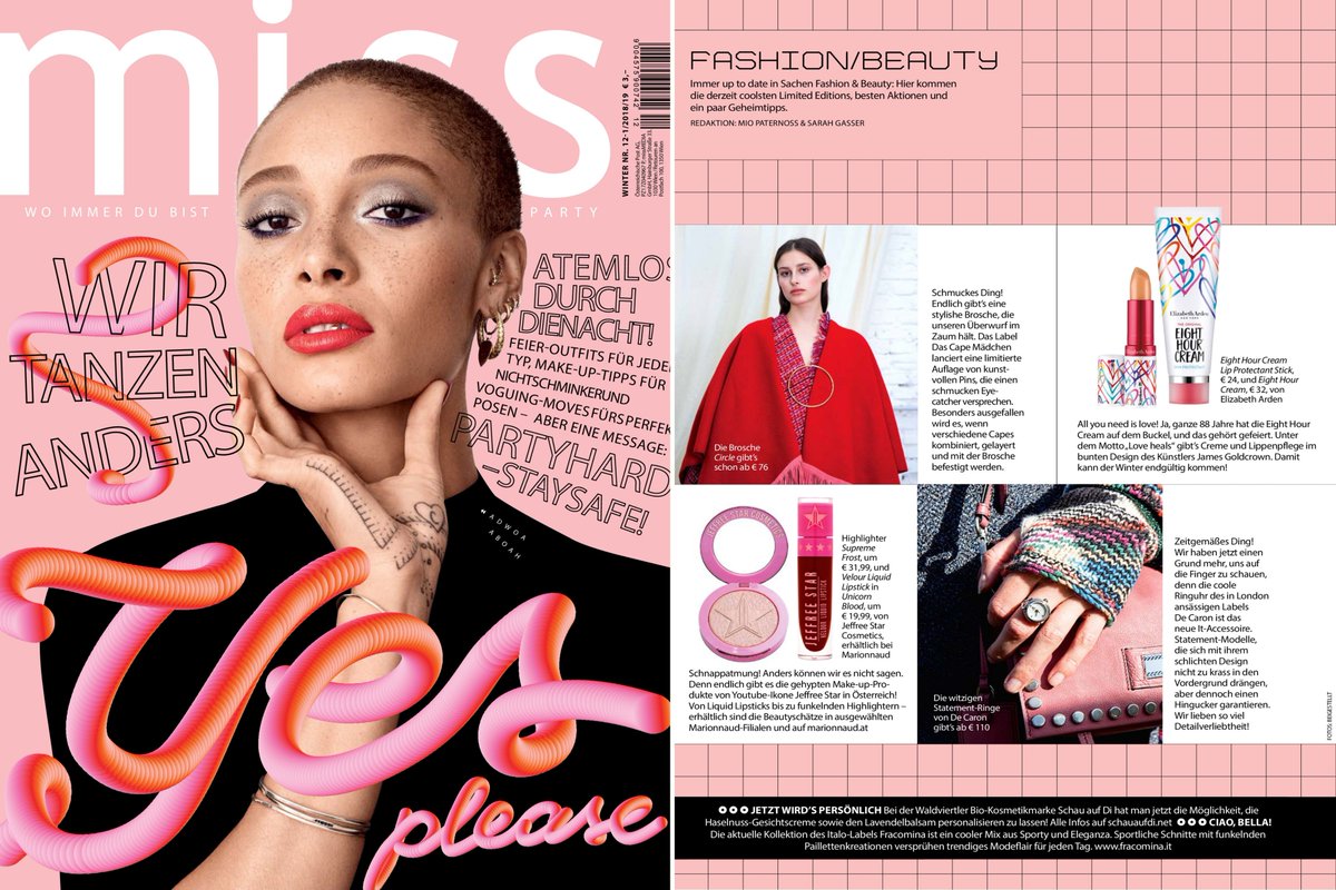 decaronofficial's tweet photo. Thank you @missmagazin for featuring #deCaron and describing our #WatchRing as the new statement must-have accessory, simple in design but a guaranteed eye-catcher. https://t.co/RKAFxObs8i