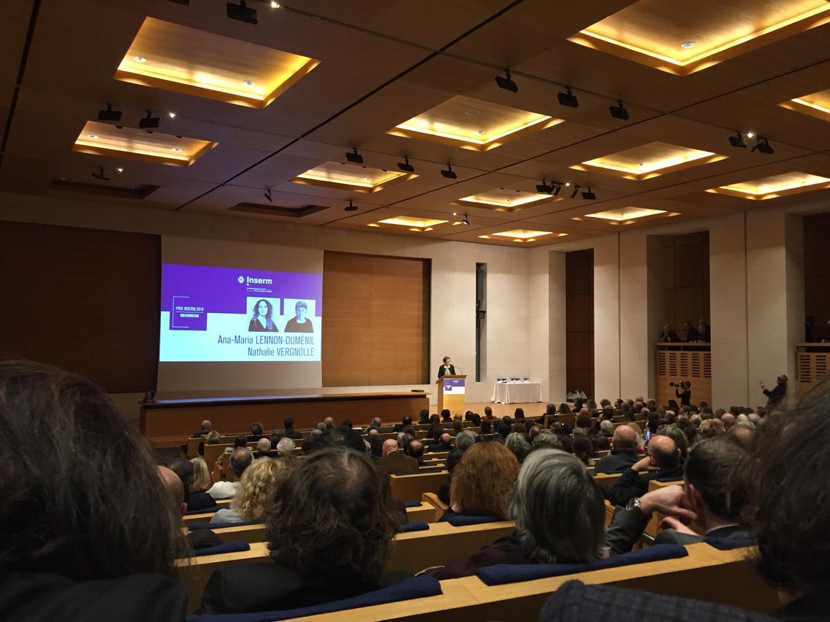 LennonLab's tweet photo. The Lemons could not be prouder ! Congrats to our beloved boss Ana for the #PrixInserm2018 ... and many more to come ! https://t.co/BWe2GIUCZT
