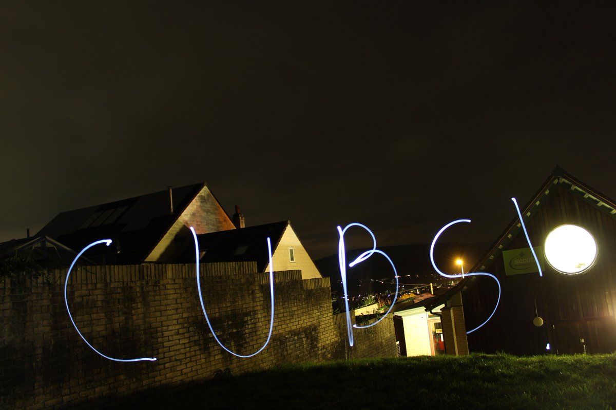 28thBathampton's tweet photo. The Cubs loved having a go at #LightWritting tonight! #SkillsForLife https://t.co/dt0iaRfz8Z
