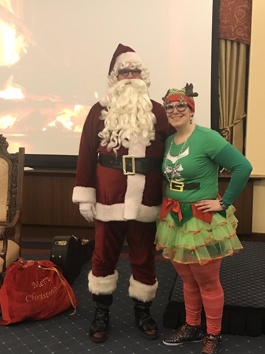 At the Northwestern Women’s Board Christmas Party