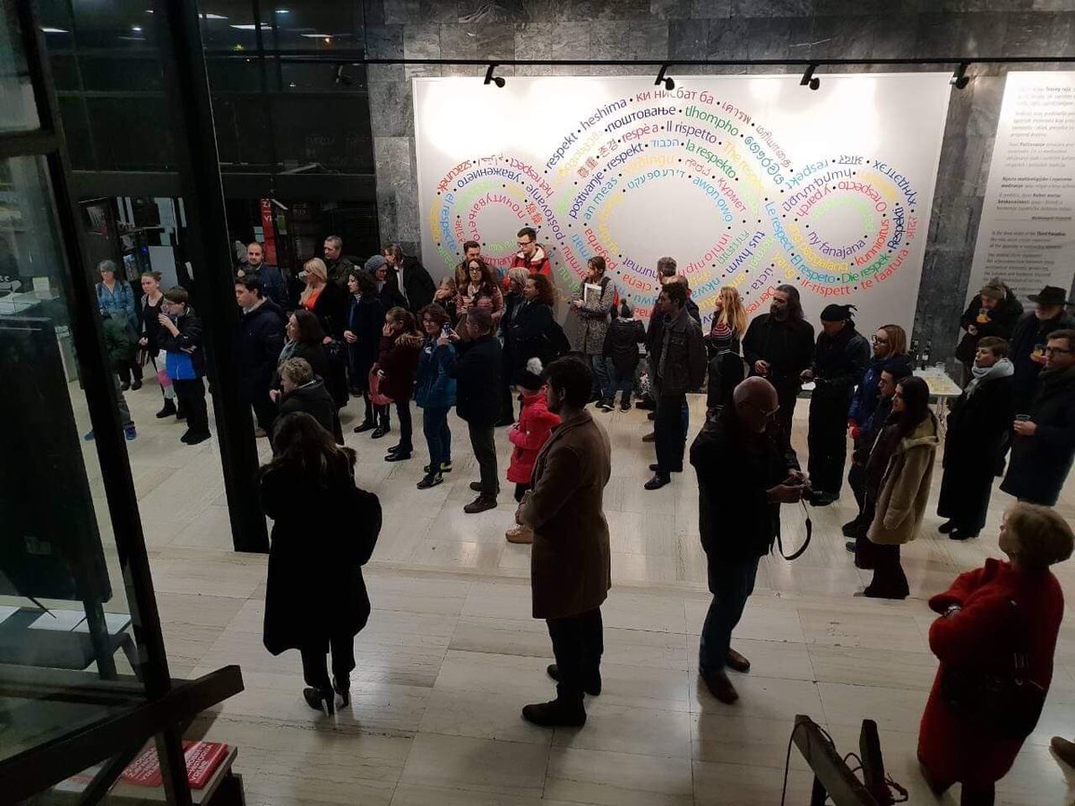 ArtistJasonFile's tweet image. So thrilled to be showing my work in Bosnia for the first time! Some shots from the opening of Reconciliations 2, at the Historical Museum of Bosnia and Herzegovina in Sarajevo, curated by the great Elma Hodžić, with @unioftheartslondon