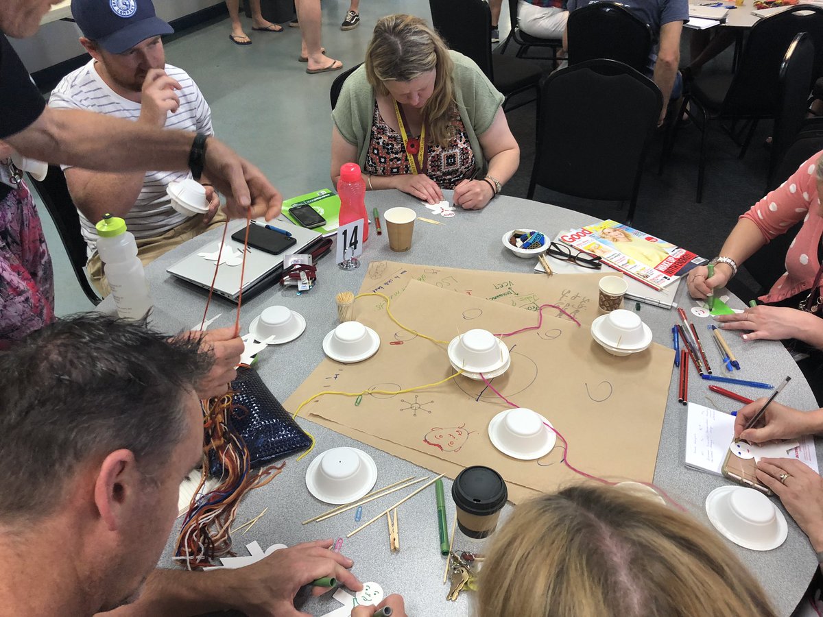 Marcellin's tweet photo. Staff are constructing their understanding of The Marcellin Difference: Polaris through the power of creativity, problem solving and play. #AFutureWithHope #Polaris https://t.co/qnzIsJCkNo