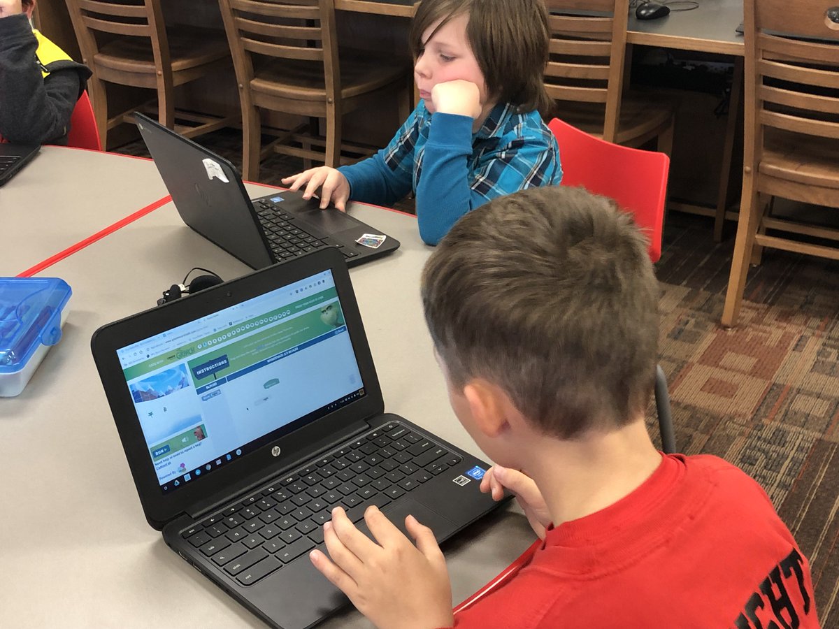 buchelem's tweet photo. Celebrating Hour of Code last week and practicing coding this week in the BE Library Media Center.  We LOVE to CODE!  #BE  #belibrary  #codinginthelibrary https://t.co/Ljppvi5TO7