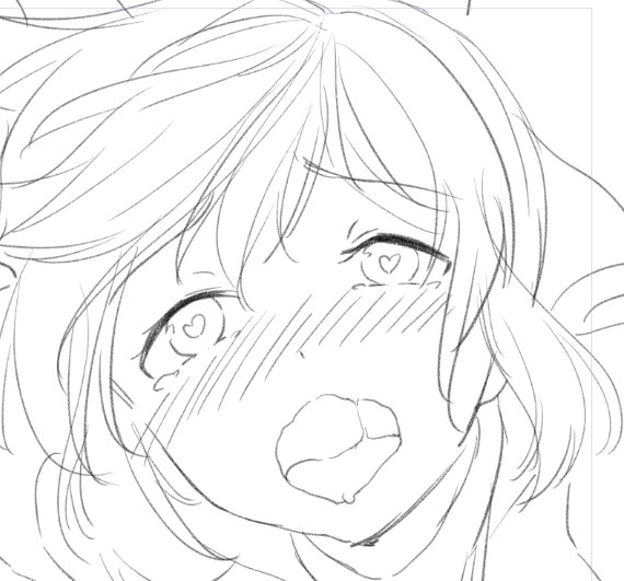 朝からアレですが、クラリスにこんな顔させる漫画描いてます。 