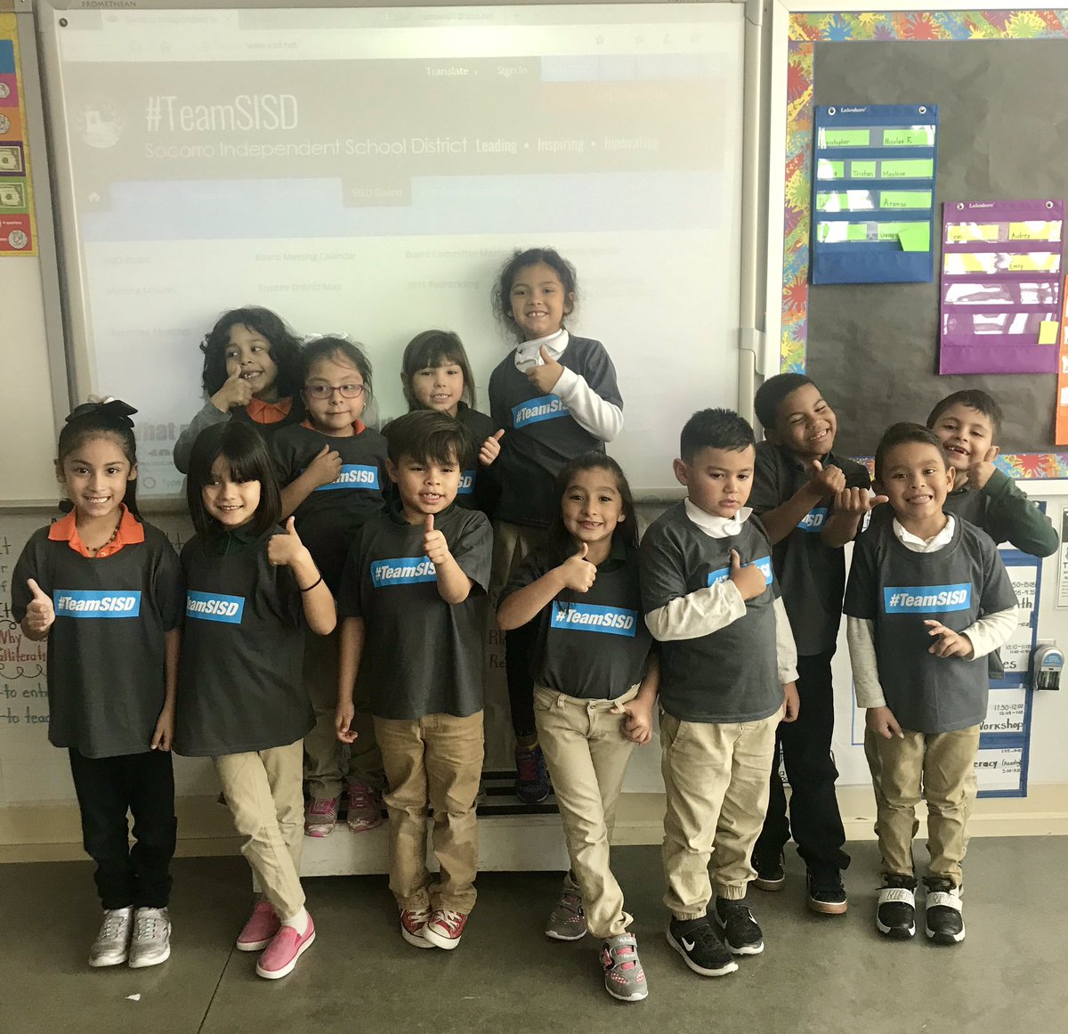 My beautiful first graders! Proud to be SISD! #Unstoppablelions #CEJ #TEAM_SISD #EndlessOpportunies