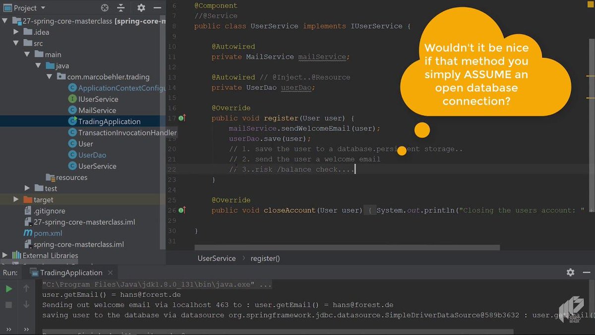javadevjournal's tweet image. Need a refresher in #SpringTransactionManagement ? Here is a very good video for your
buff.ly/2UEyee6
#spring #springframework #springtranscation