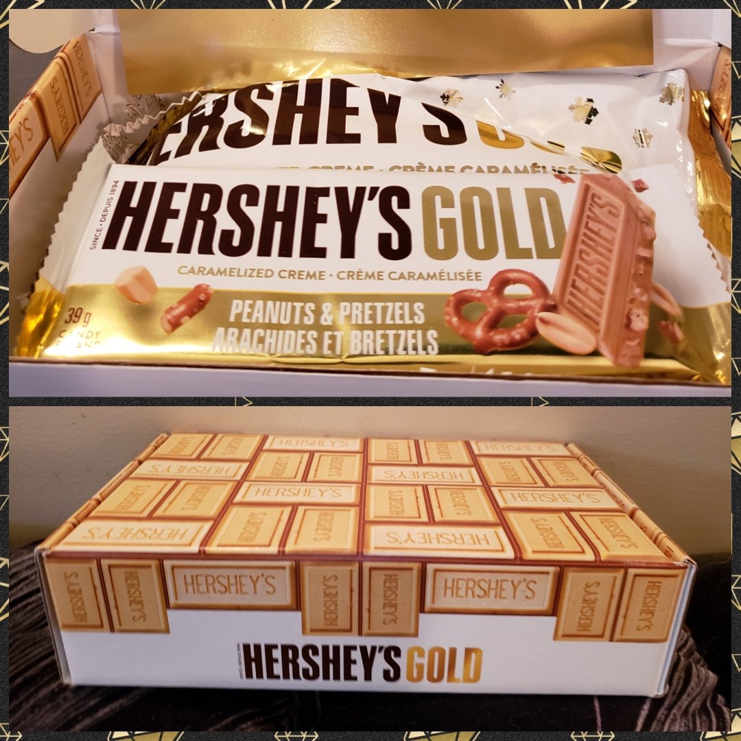 TracyAPark's tweet photo. It's not every day you get chocolate in the mail! Can't wait to try these and share them with my family. #GotItFree #GoldIsIn @HersheysCanada https://t.co/vIamf55mmo