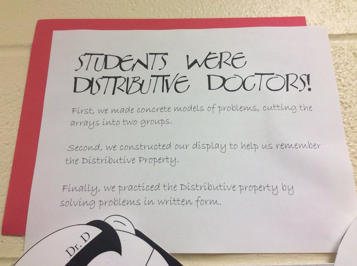 kkonecny13's tweet image. Today my Ss were Distributive Doctors! @IrvingElementa1 #WPSProud #WPSFutureReady #castleberryclassroom