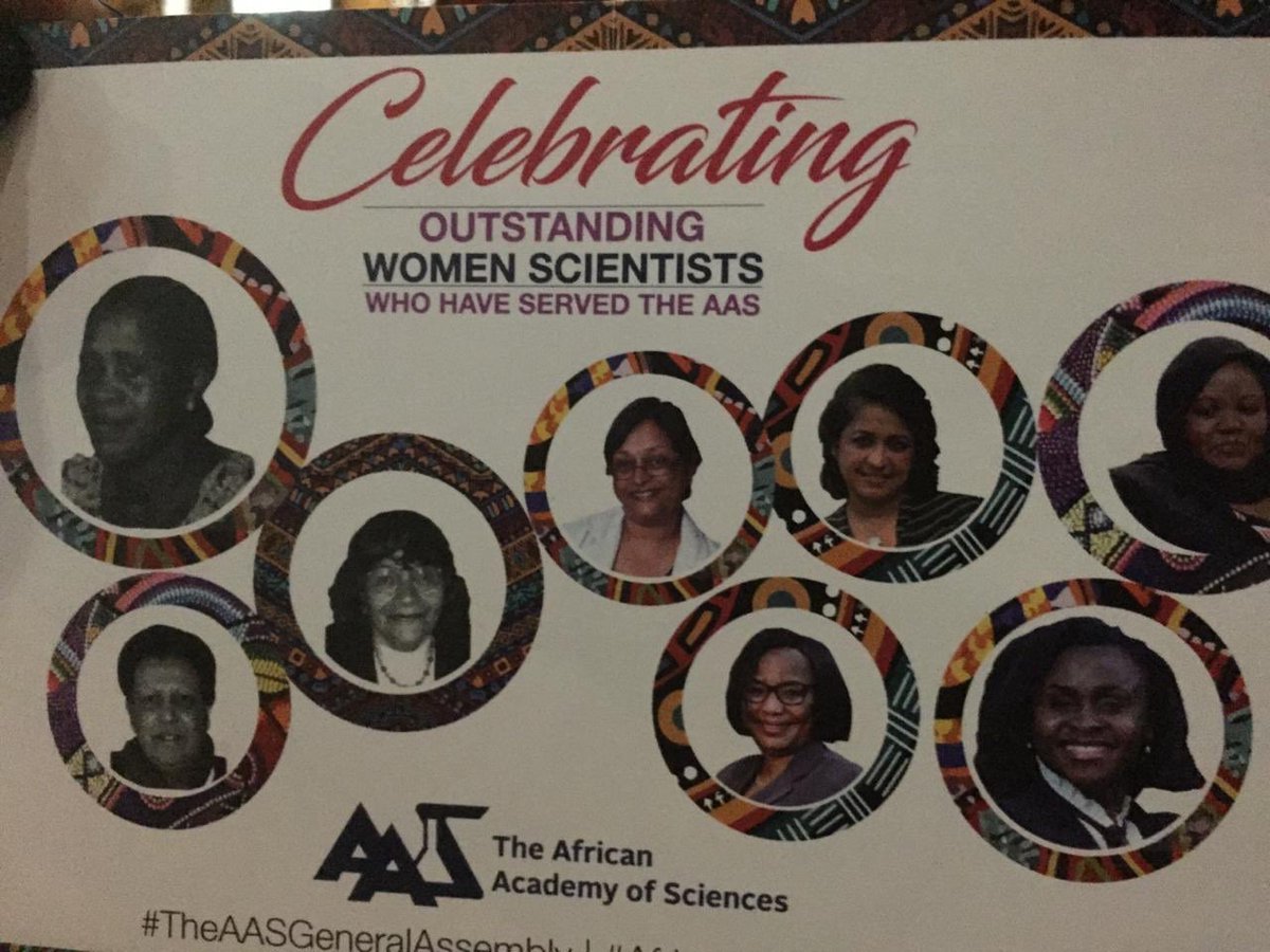 LillianMutengu's tweet photo. #TheAASGeneralAssembly honors 8 prominent African women scientists in Pretoria. https://t.co/CzD6RnIvRo