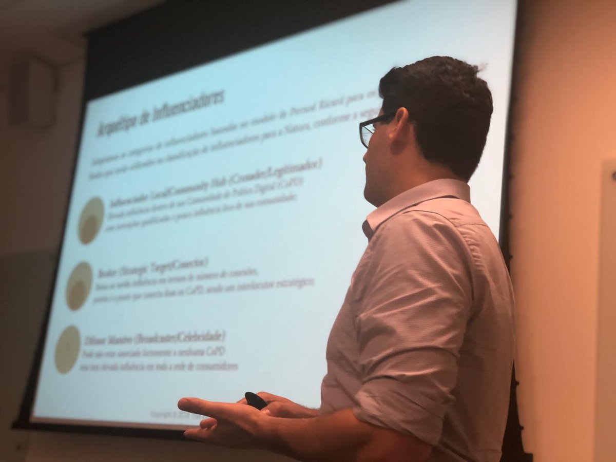 treeint's tweet photo. Seguindo nosso treinamento, Vinicius, gestor de negócios e clientes da Tree, apresentando os arquétipos de influenciadores da metodologia Tree baseada em Comunidades de Prática Digitais e Inteligência de Redes.
#treeintelligence #netnografia #marketingdeinfluenciadores https://t.co/nQYUivLe5e