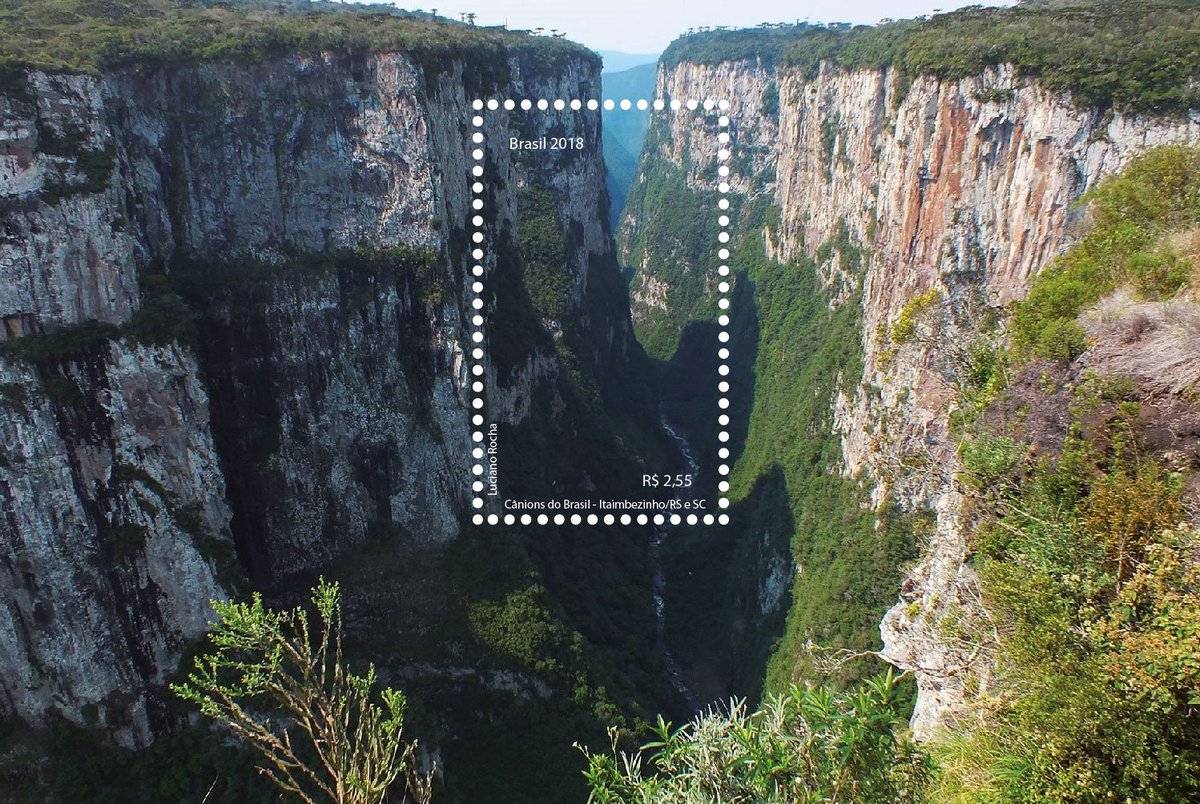 Correios lançam selos dos Cânions Itaimbezinho e Fortaleza | A cerimônia será realizada no dia 17 de dezembro, às 15h30, no Parque Nacional de Aparados da Serra, em Cambará do Sul. Mais informações: cambaraonline.com.br #cambaradosul #aparadosdaserra