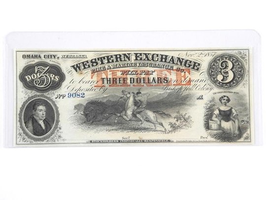 Auction_Network's tweet photo. Western Exchange Nov 1857 3-Dollars
https://t.co/oV4bj0jXV4
#PaperMoney #Banknotes #Banknote #Currency #WebAuction #OnlineAuction #CollectibleCurrency #LiveAuction #Money #Auctions #Collectors #Collectibles #Collectible https://t.co/hjg5e3Iha9