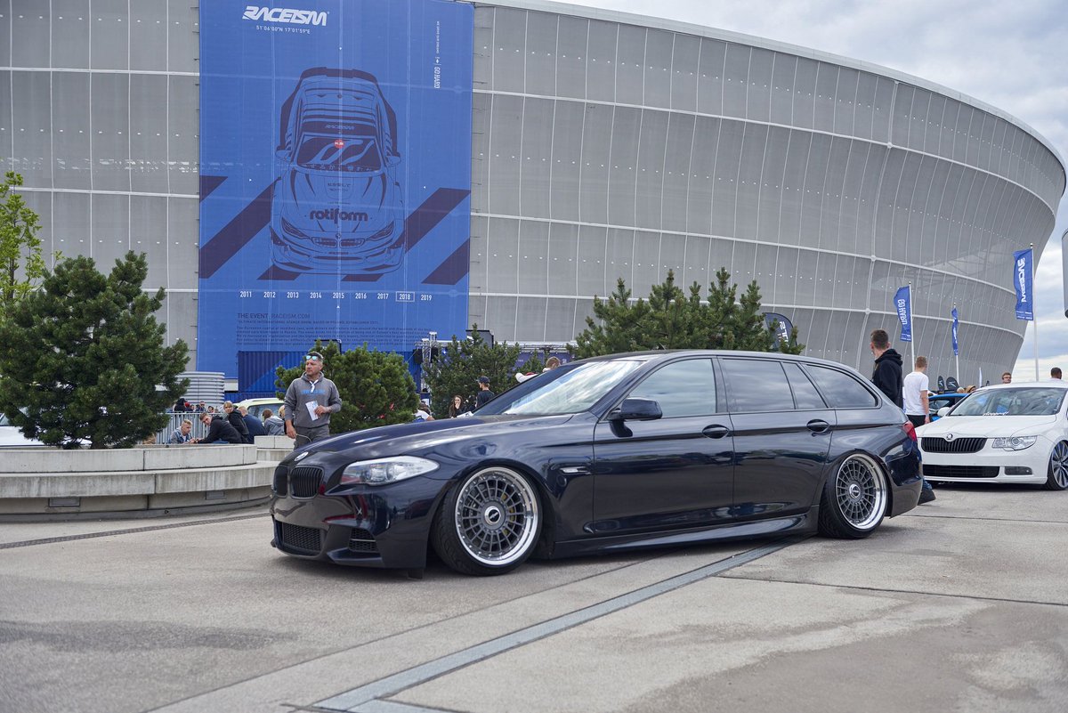 Bmw F11 Touring Bagged on Rotiform Rims Tuning Build by Polonez