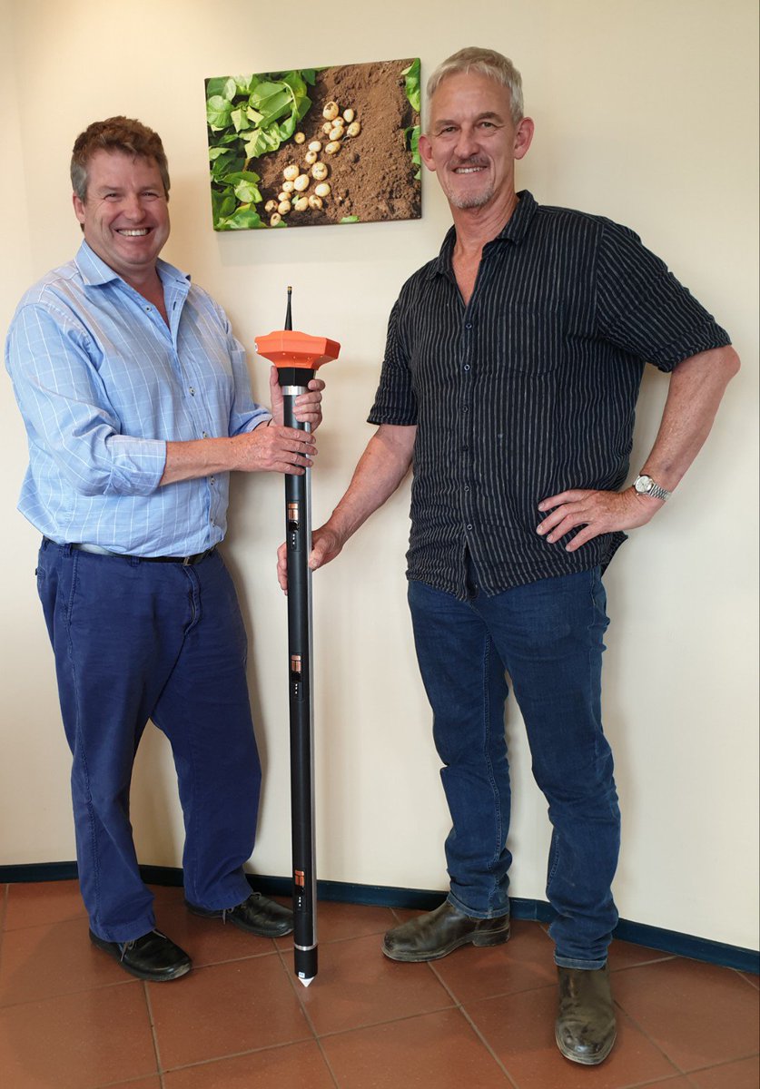 Very excited about the arrival of the first  <a href="/teralytic/">Teralytic</a> probes in New Zealand. Trials being conducted by <a href="/PotatoesNZ/">Potatoes New Zealand</a> in association with <a href="/HortNZ/">Horticulture New Zealand</a> and @RavensdownNZ.
Deploying in #potatoesnz. Ground breaking real time nutrient and soil monitoring using #LoRaWAN. 
🤗👍🥔🍟🚜