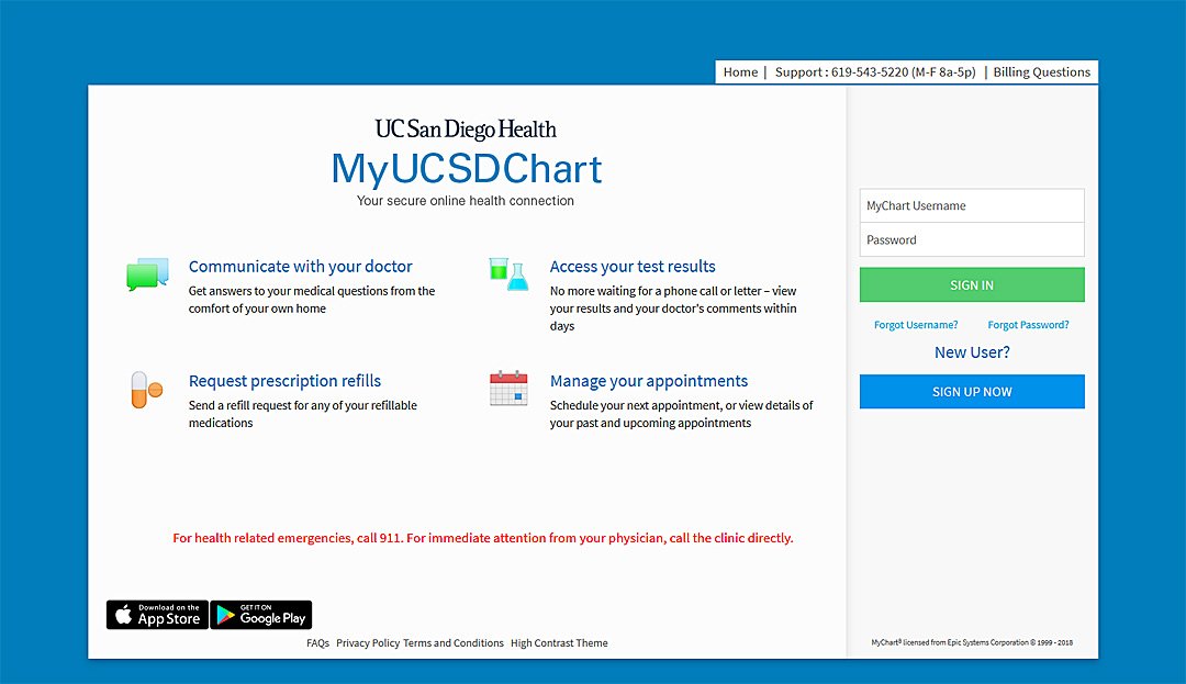 My Chart Ucsd San Diego