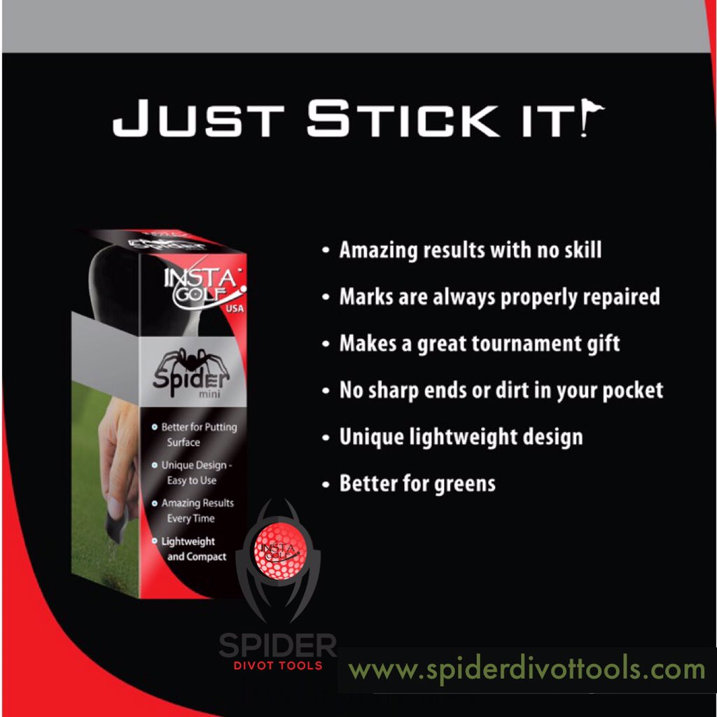 Enter the Spider Divot Tool, the first true innovation to divot tool design and green repair in decades.
USE CODE:"IG202018🎁
CHECK OUT👇🏼👇🏼
spiderdivottools.com
#TuesdayThoughts #golflife #golfnews