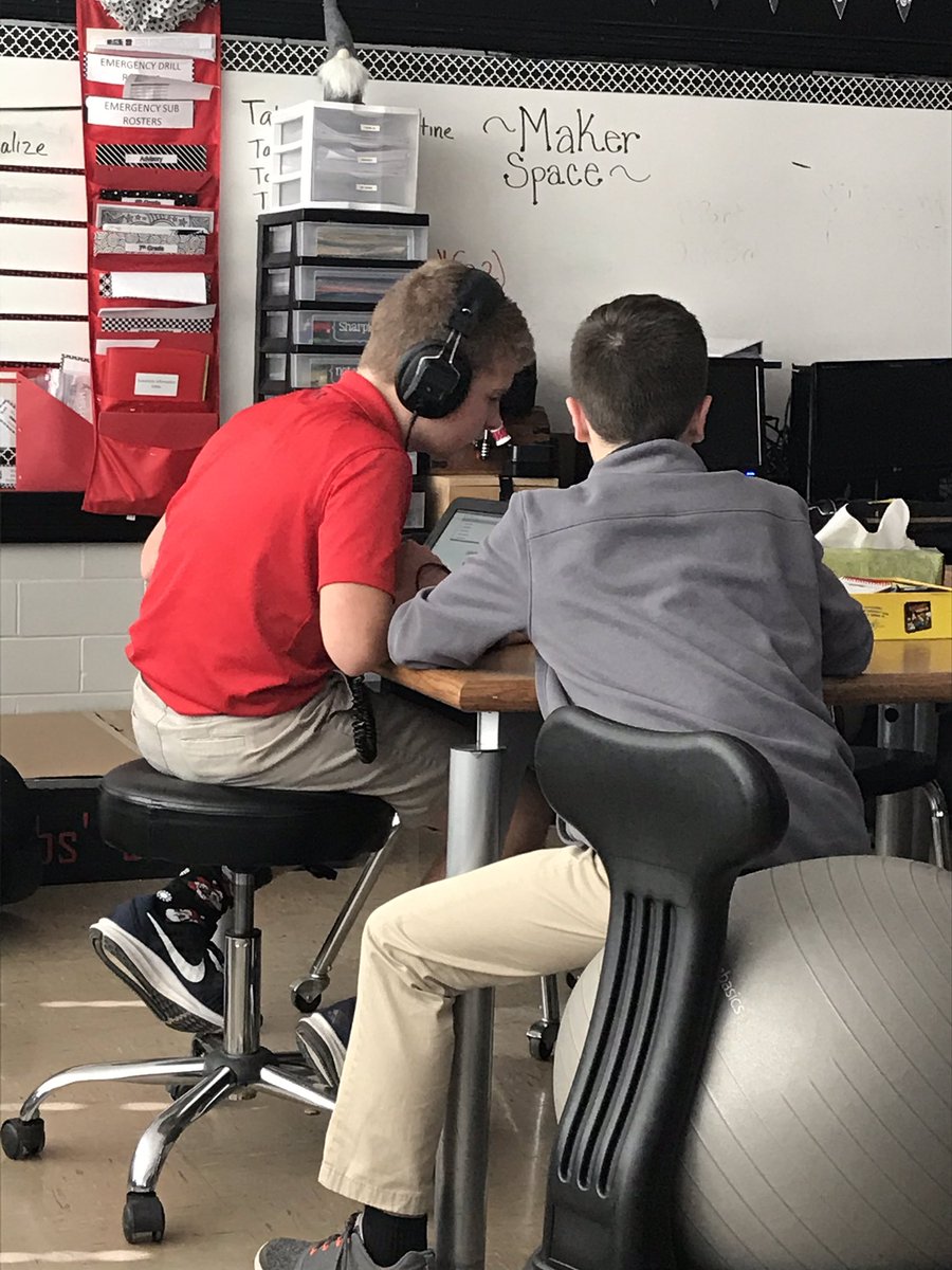 DexterGibbs8's tweet photo. Students working on their Giver extension task. Day 4 #12daystwitter #bpsbchat  @BPSBTech https://t.co/ohoa2u8tFS