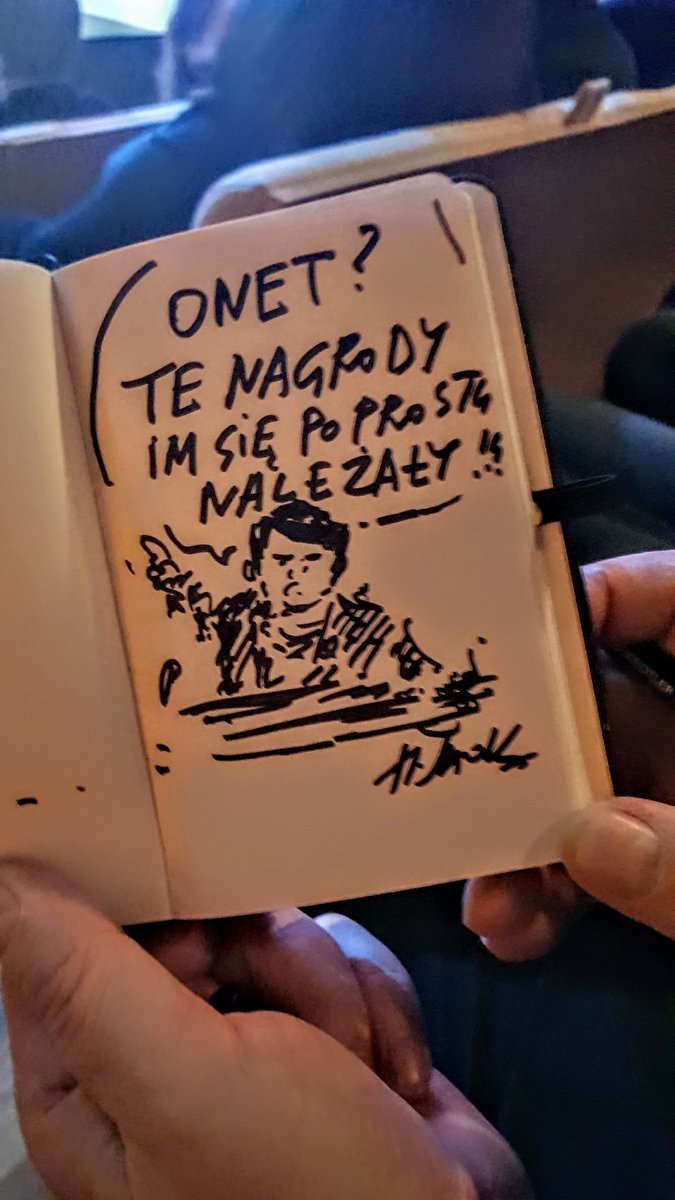 Mamy Grand Press Digital. Dziękuję <a href="/onetpl/">Onet</a> :) jestem z Was dumny. 
A rysunek od siedzącego obok mistrza Sawki :)