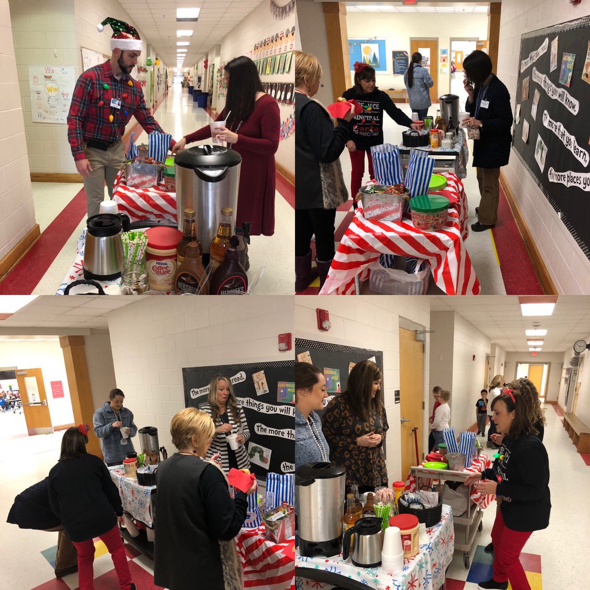 GoodHopePrimary's tweet photo. Our staff enjoyed the “Happy Cart!” Today, Hot chocolate, coffee, Donuts, Snacks, etc...We are very blessed to work with such an incredible staff! https://t.co/y3yFuz3J97