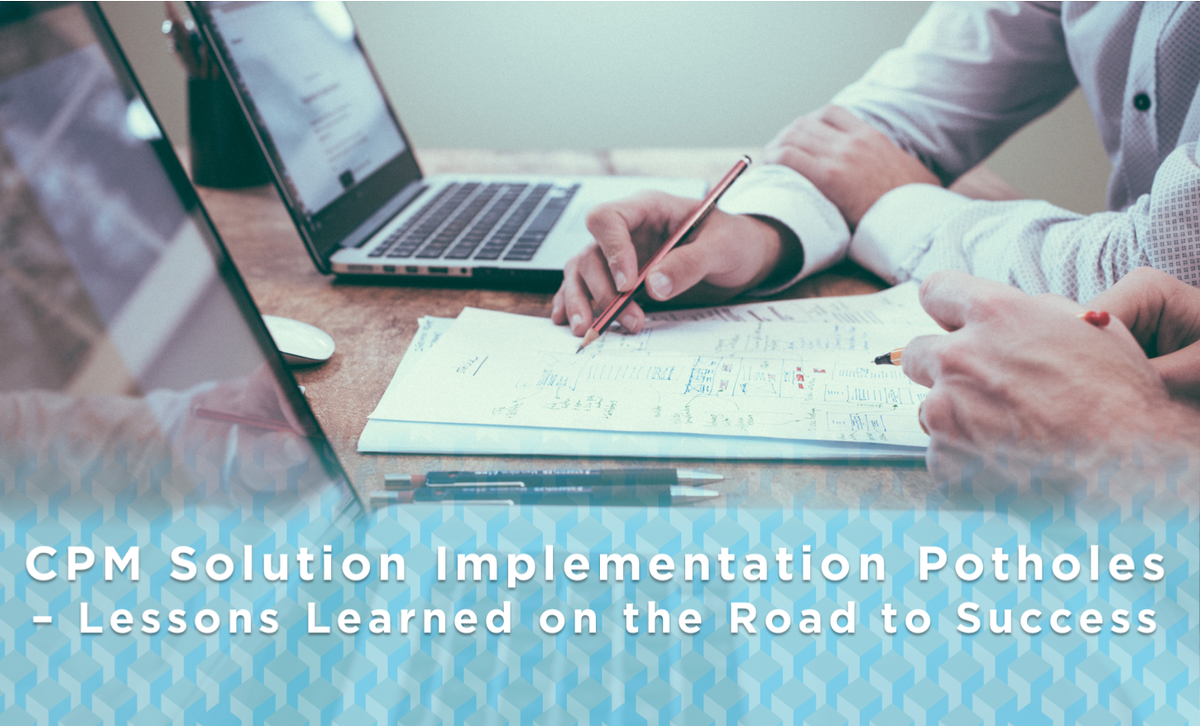 DelbridgeInc's tweet photo. BLOG: CPM Solution Implementation Potholes – Lessons Learned on the Road to Success #FinancialPlanning #Software 
https://t.co/oXas4pj7tN https://t.co/u2om50CiIb