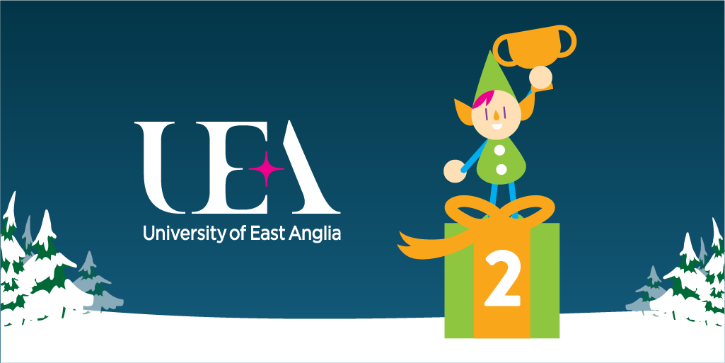 uniofeastanglia's tweet photo. In February original initiatives led by staff and students were recognised at the @UEAIIAWARDS, hosted by Chancellor Karen Jones CBE!
See more of our 2018 highlights in our UEA Christmas Card: https://t.co/AVzpIL6GN0 ✨🎄
#ElfDaysofChristmas https://t.co/Rnx9ewu1xh