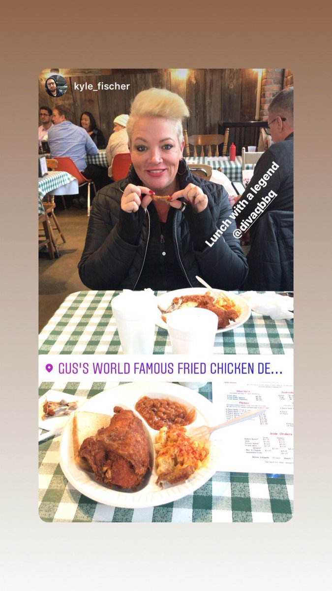 Danielle Diva Q On Twitter Lunch Happiness Fried Chicken From Gus S Makes Me Smile