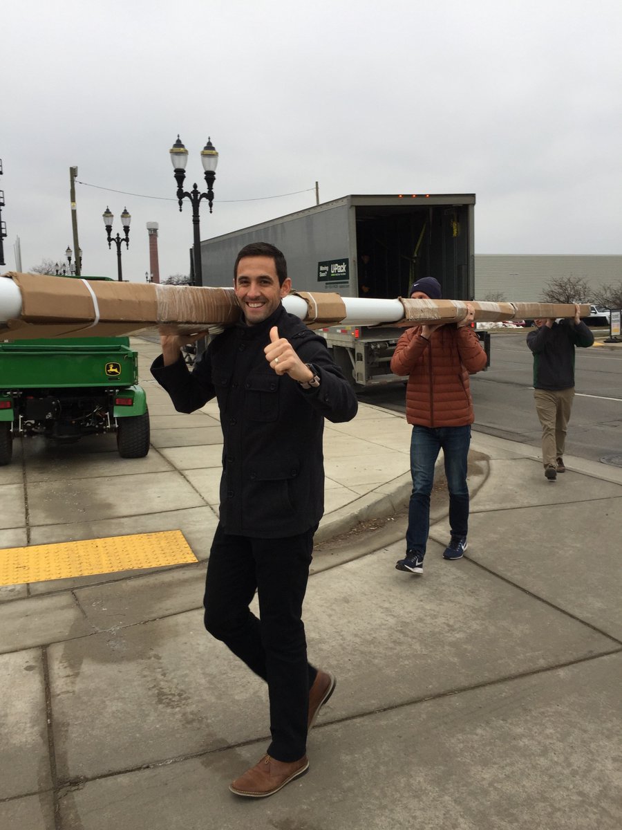 lansingignite's tweet image. "He shoots... He SCORES!" Thanks for helping us load in our new soccer goals Coach @NateDMiller! 

#LansingIgnite | #WeAreOne | #UnitedForSoccer