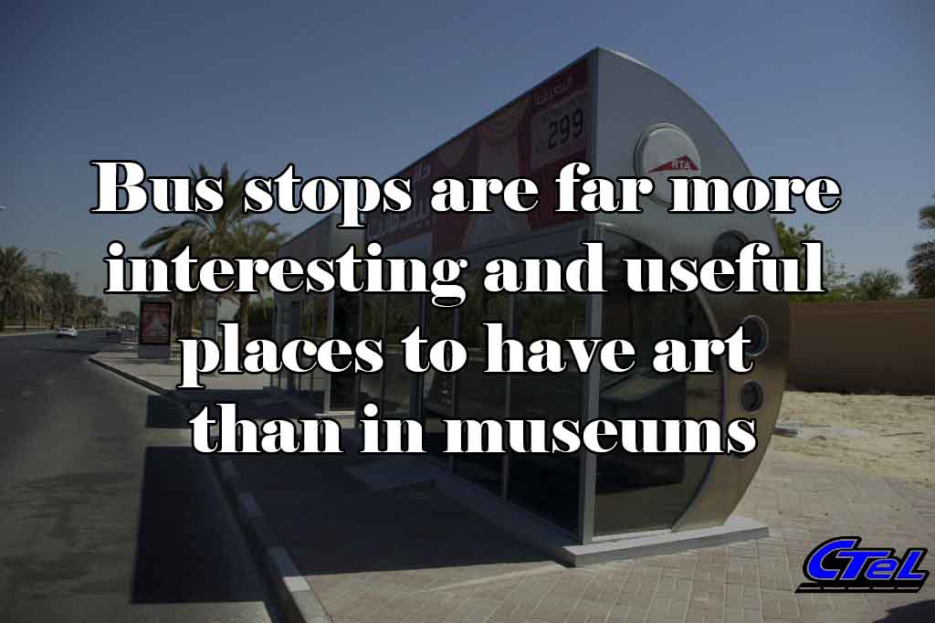 CenterElearning's tweet image. Bus stops are far more interesting and useful places to have art than in museums.
#Busstop #busstoptheatre #busstopstyle #busstopseries #busstopselfies