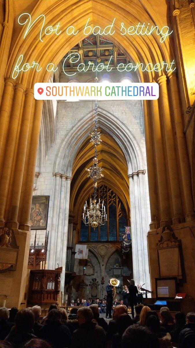 BurrellHealth's tweet photo. Feeling Festive @Southwarkcathed with @FeedtheMinds. Ready for the Candlelit Christmas Carols!๐๐๐#2weeksuntilChristmas https://t.co/FSJbmtbZbg