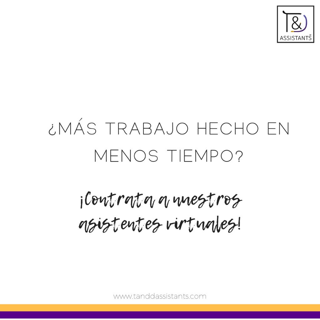Al delegar las tareas a nuestros asistentes virtuales, puedes administrar múltiples tareas en un tiempo limitado. Esto lleva al crecimiento del negocio📈

#11dicembre #TuesdayMotivation
