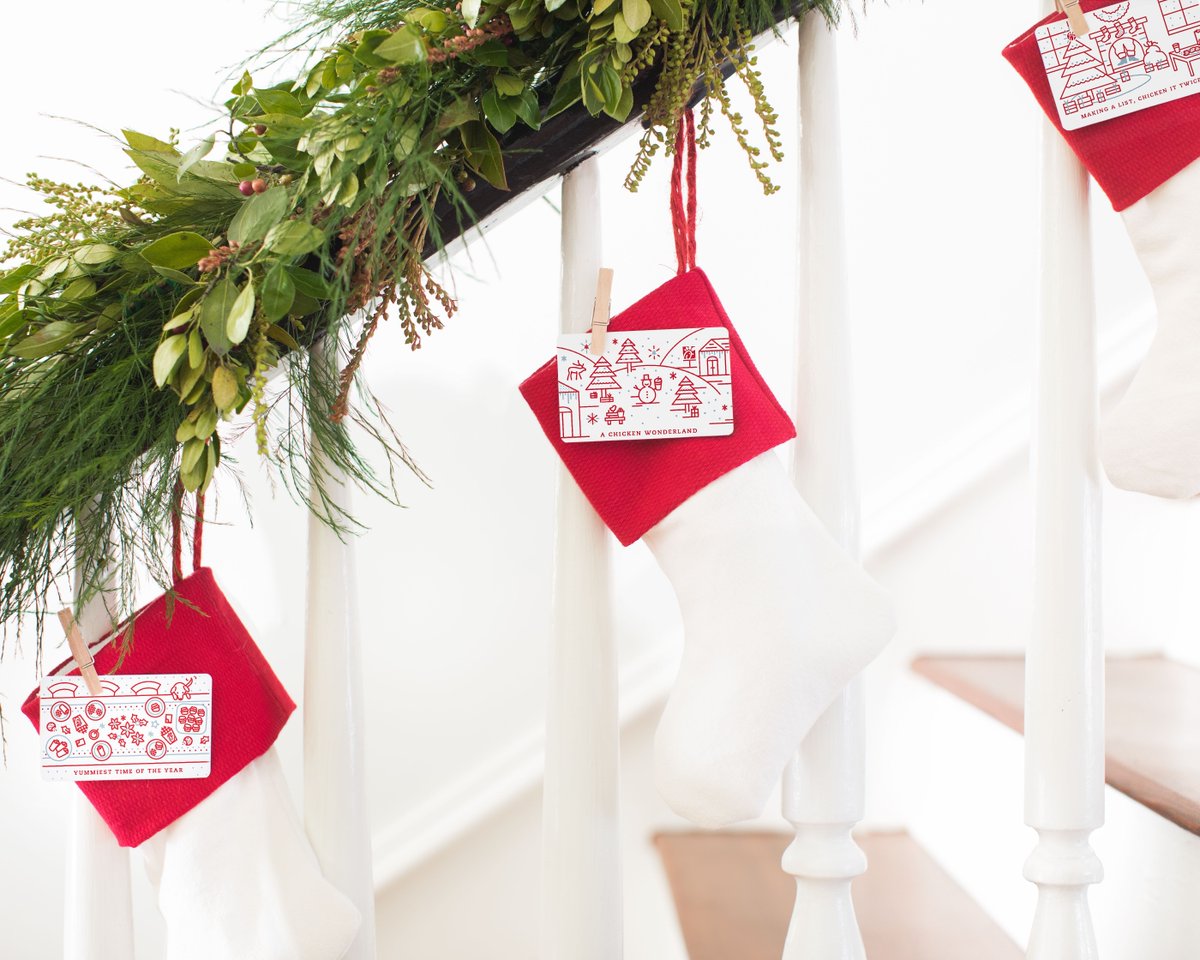 Deck the halls with gift cards for chicken. Pick up Chick-fil-A gift cards for everyone on your list.  Find Us To Pick Some Up Today:  cfarestaurant.com/highlandsranch…