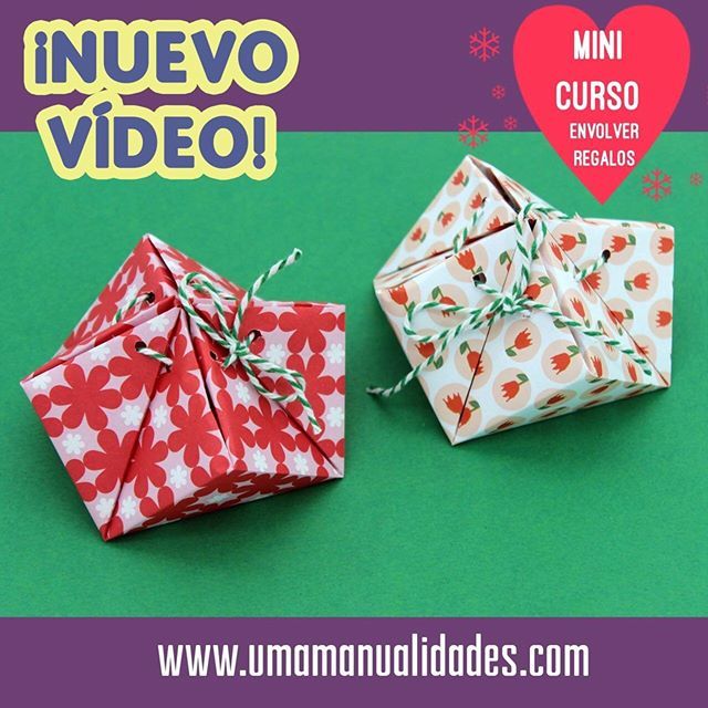 Uma Manualidades On Twitter Cómo Hacer Cajitas De Origami