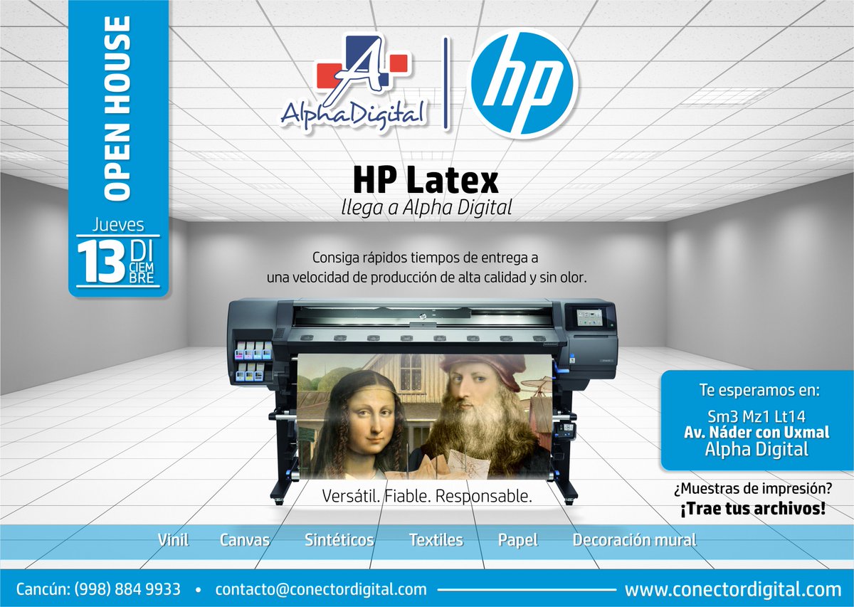 Alpha_Digital_'s tweet photo. Open house HP😉🏠 ¿Necesitas muestras de impresión? ¡Trae tus archivos! Nuestra casa es tu casa... Te esperamos en nuestra sala de exhibición #ArtesGraficasAlpha #XeroxCancun #TeamAlpha #OpenHouseHP
Regístrate aqui para asistir: 👇👇👇👇https://t.co/vGbsdhJAGU https://t.co/O4DajpudZT