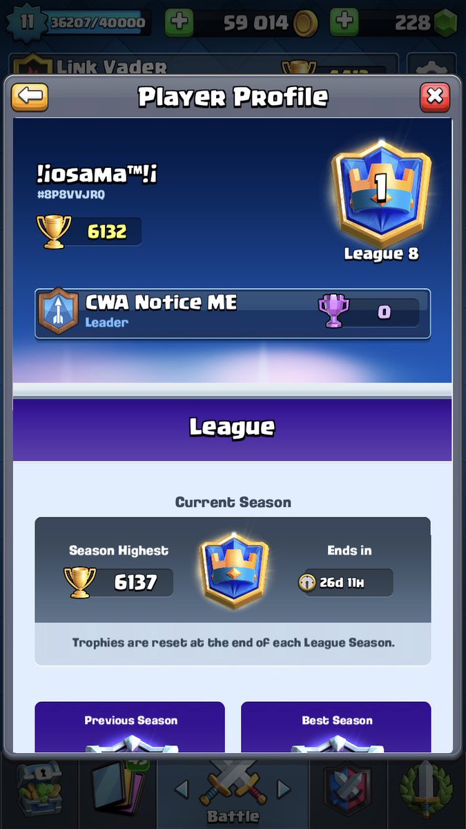 Cesarg_08's tweet photo. @Clash_with__Ash looks like the top player in the world wants to be featured in one of your videos☝️ https://t.co/N5c0olJDSy