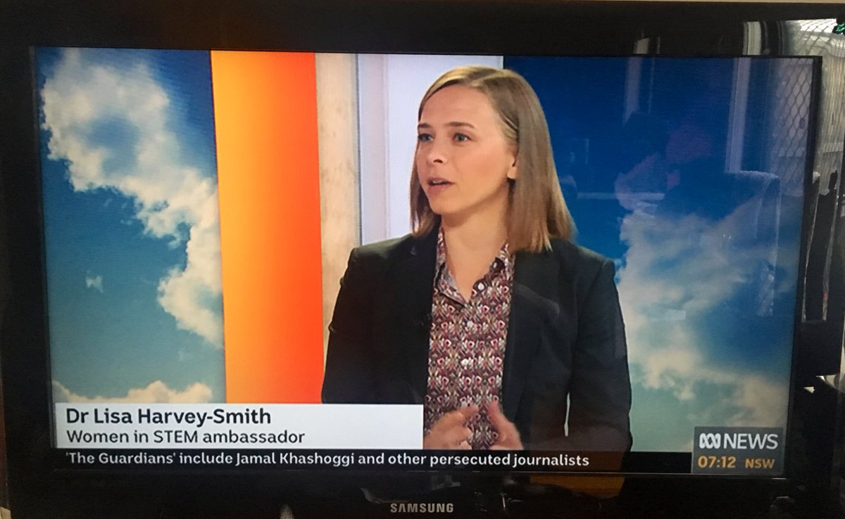 WomenInSTEMM_AU's tweet image. Australia’s first Women in STEMM Ambassador @lisaharveysmith is on @abcnews she’s sharing some of the main issues that lead to many #womeninSTEMM leave scientific research and some of the key solutions #Ambassador