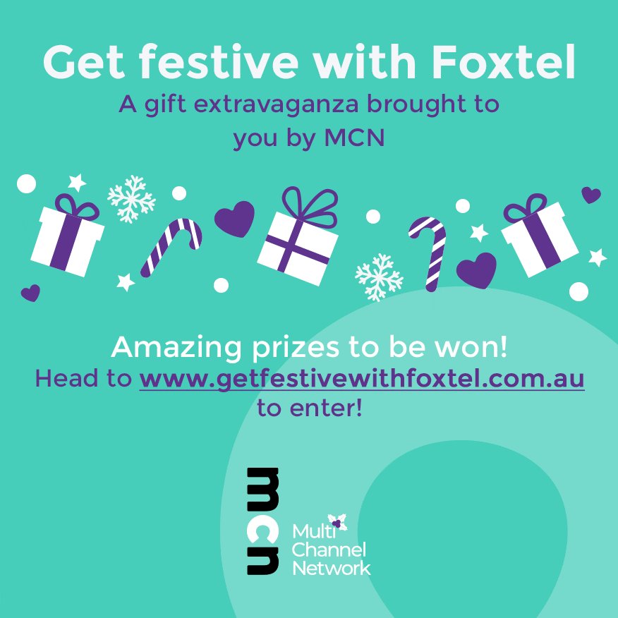 Tis' the season to give thanks for all your support this year! SO, MCN are giving away thousands of dollars’ worth of awesome prizes on behalf of the incredible content lined-up on Foxtel this summer. Be quick! Competitions close Monday 17th December. getfestivewithfoxtel.com.au