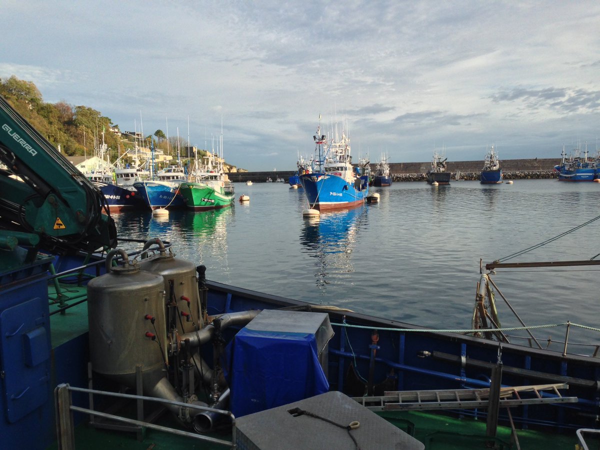 #Communityfisheries: in Basque northern Spain, local tuna cooperatives have been in existence for 800 years, photo of family owned member seiner vessels in top shape, shows how beneficial co-ops can be for fishermen