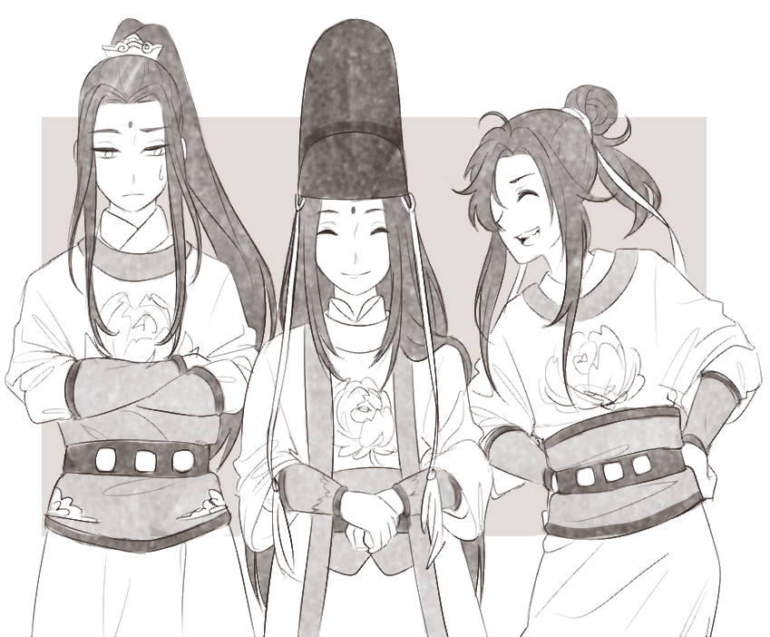 yukaigis's tweet photo. incredibly self-indulgent au where the jin brothers grow up together and nothing bad ever happens #MoDaoZuShi https://t.co/wJCrudzy55