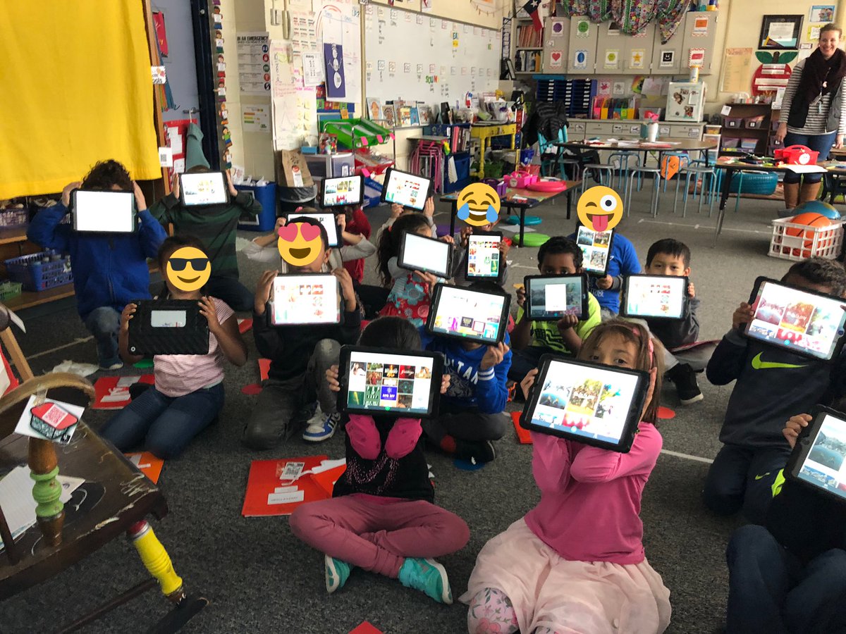 lindsaybcross's tweet photo. @asharppencil and her firsties are all signed into the @AdobeSpark apps! I can’t wait to see their awesome creations. 😍 #msttribe #librariesinrisd https://t.co/CHiegr2Dkx