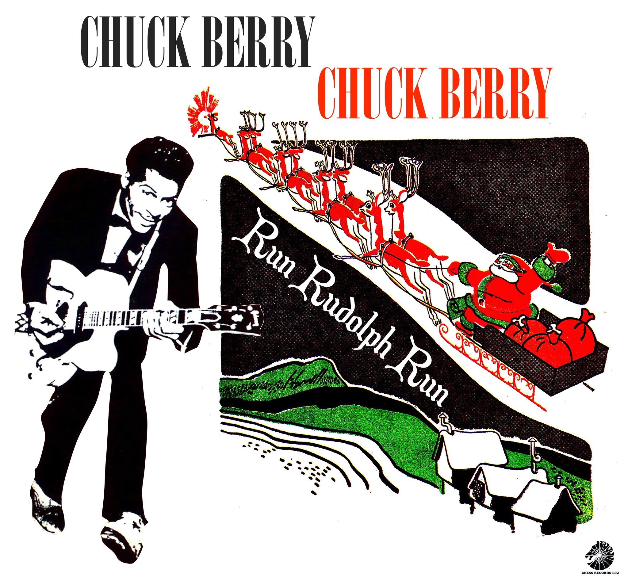 Retronewsnow In 1958 Chuck Berry Released His Song Run Rudolph Run