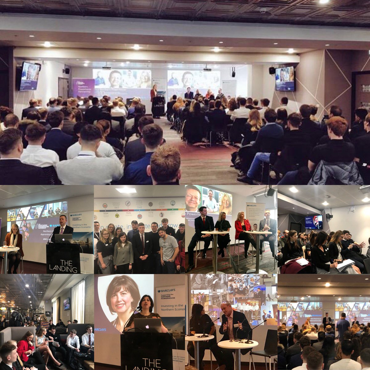 ELGreen93's tweet photo. 150 apprentices from across the North
40 business leaders
11 speakers
10 tours of @TheLandingMCUK
10 incredible apprentice presentations
We did it!
So proud of @NP_Partnership and @Barclays for a brilliant #NorthernPowerhouse apprentice summit!
#ApprenticeNorth https://t.co/ZJ8m9noB60