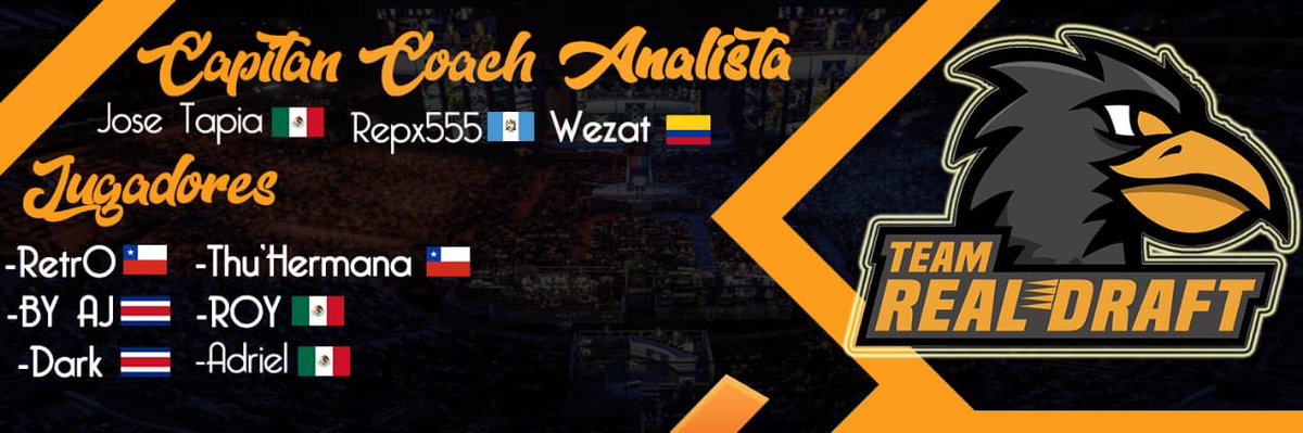 RealDraft1's tweet image. Presentamos nuestra plantilla y Staff para próximas competiciones.