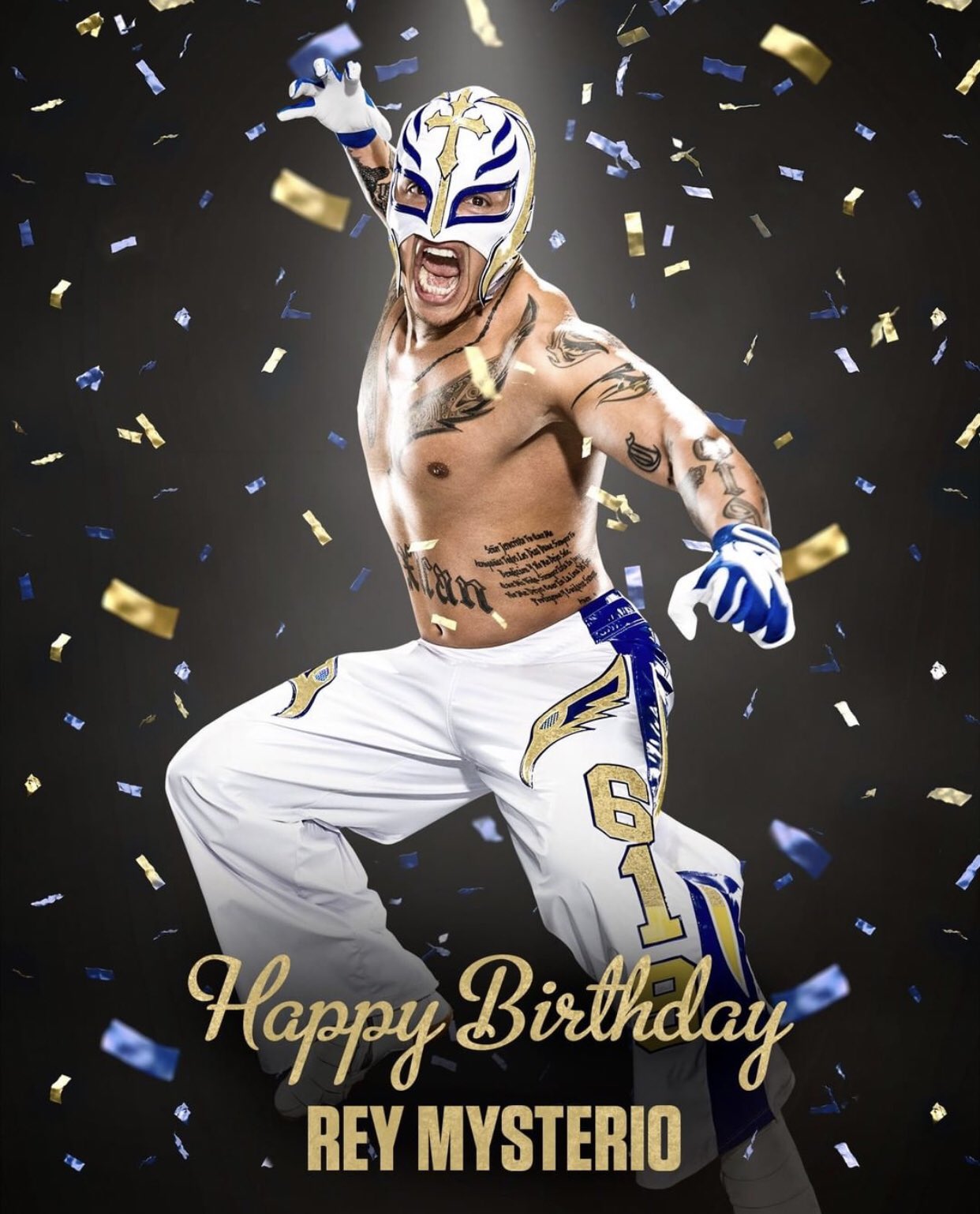 Happy 44th Birthday to Rey Mysterio!    