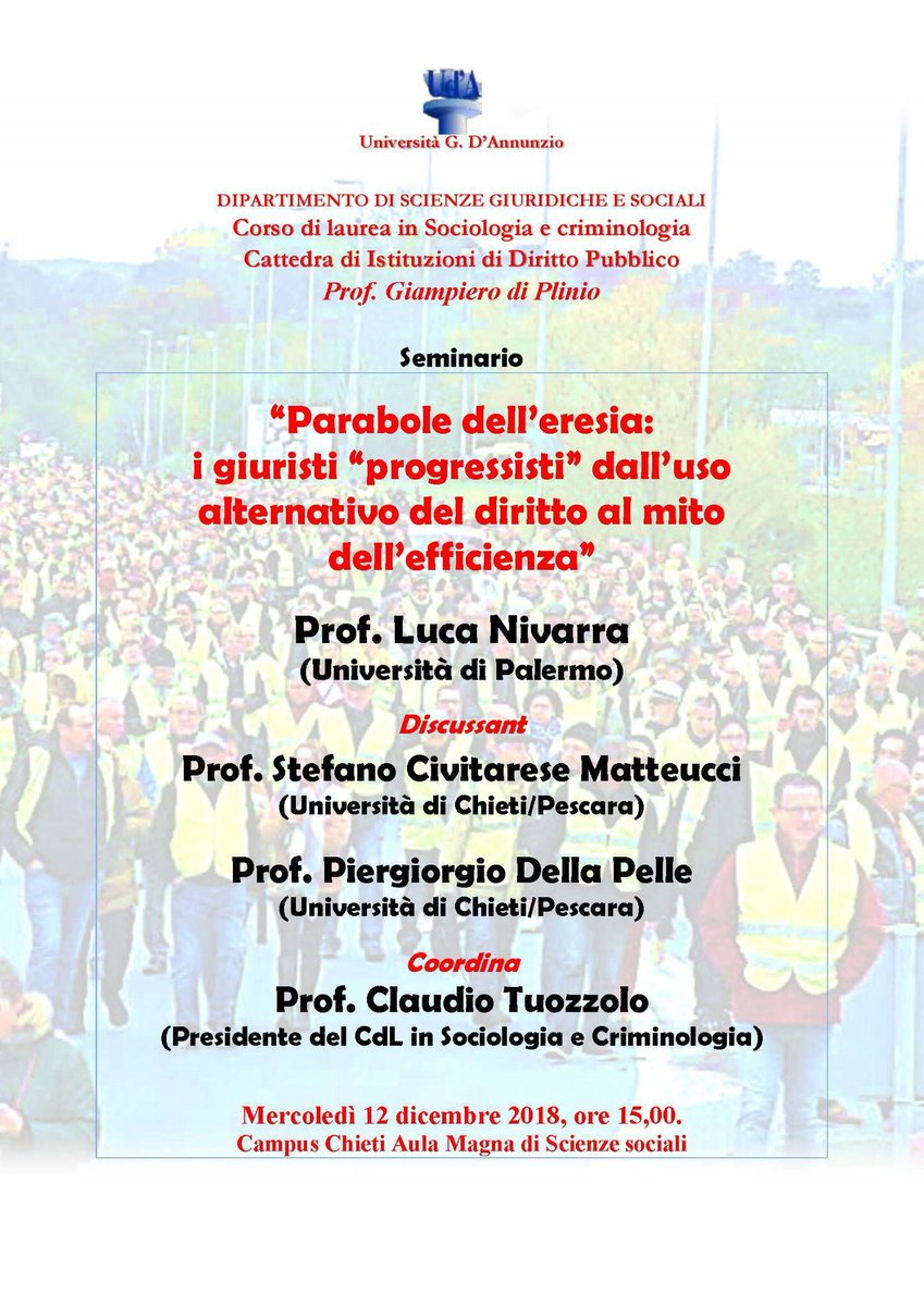 pgdellapelle's tweet photo. Esiste una autonomia del diritto o i suoi più fieri assertori, nel suo nome, ne difendono il tradimento? #udachieti #chieti #diritto #filosofia #unich #chieti #guardiagrele #abruzzo #universitadannunzio #unich #università https://t.co/13GjAoYqA4