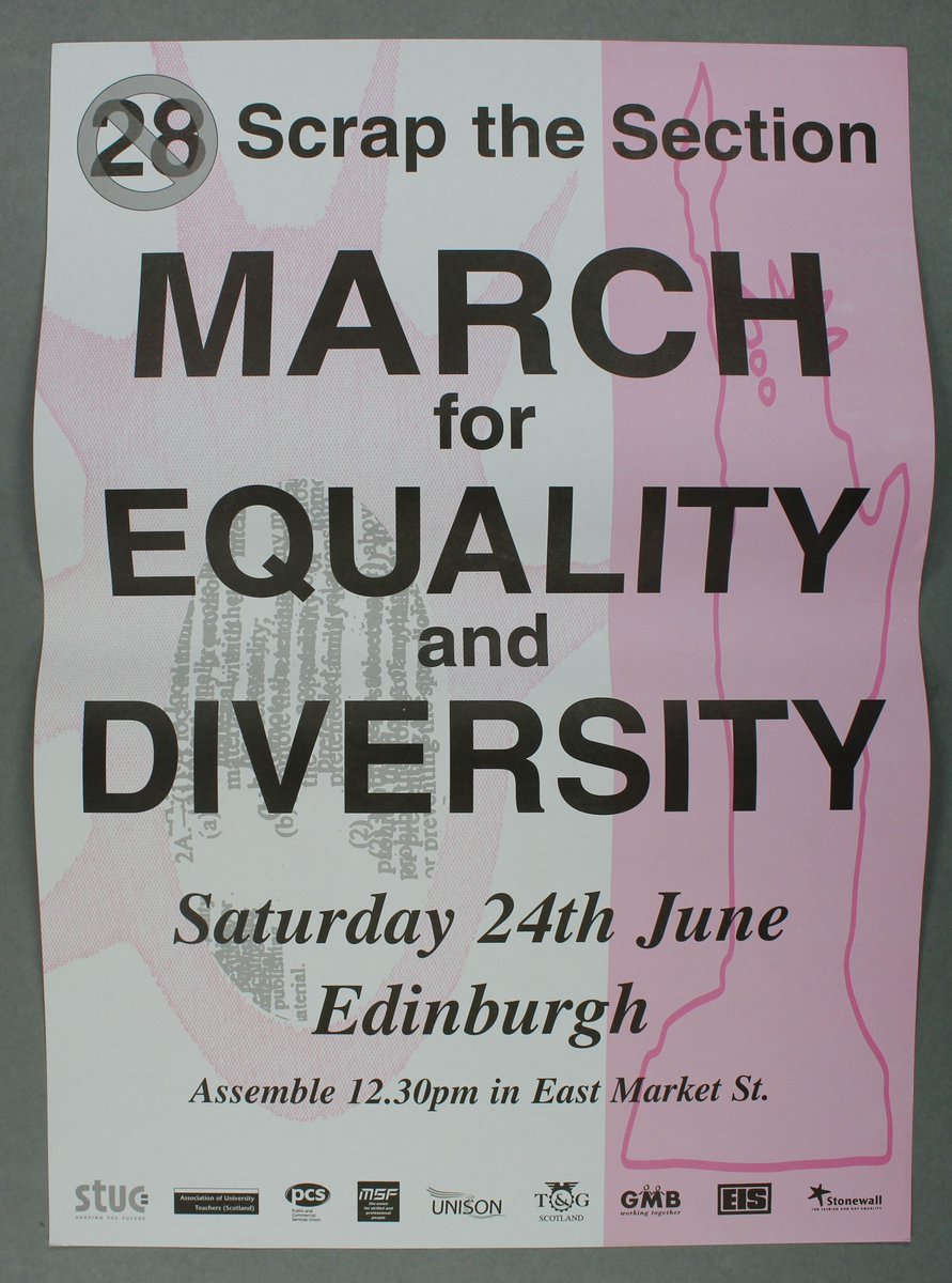 womenslibrary's tweet image. Object 23

March for Equality and Diversity poster, c. 1988.

Do you have any memories, emotions or stories you can share in response to this object?

#DecodingInequality