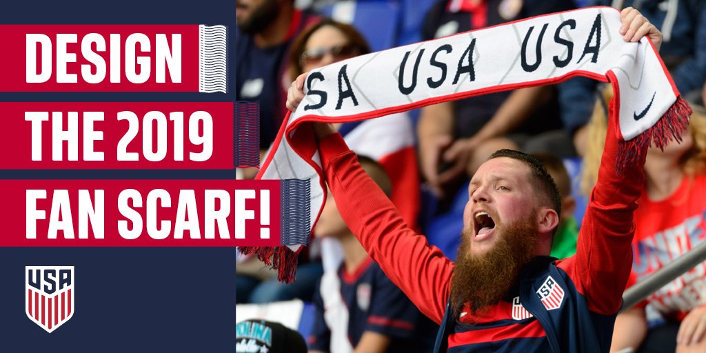Last day to submit your scarf design! Winner gets 🎟🎟 and a 2019 kit.  How to enter » ussoc.cr/scarf18 https://t.co/VsWuWWA0AW